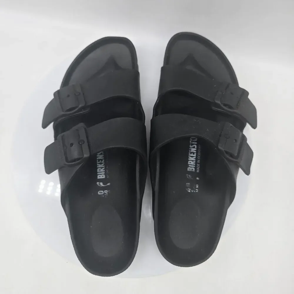 Birkenstock Unisex Arizona Eva Sandals Water-Friendly Size W9 M7 Black Comfort